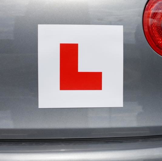 Magnetic Learner Driver Red L Plates (1 Pair) – Blunt.One