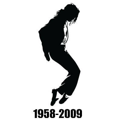 Michael Jackson Silhouette 1 (1958-2009) Vinyl Sticker – Blunt.One